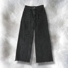 ZARA Baggy wide denim ザラ バギーワイドデニム ブラック