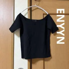 ENYYN ブラック 半袖Tシャツ サイズFREEのサムネイル