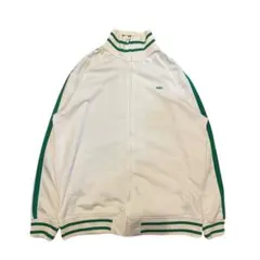 00s VANS track jacket archive y2k XL 緑　白のサムネイル