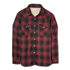 裏ボアネルシャツ★3L チェック ネル81013 COLOR-E