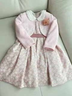 CHOPIN フォーマル　卒園式　入学式　フラワープリントドレスセット