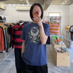 USA製 00年製 ハーレーダビッドソン Tシャツ ネイビー