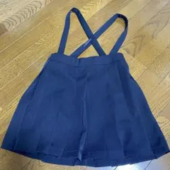 紺　クロスストラップ スカート 110（幼稚園・保育園）のサムネイル