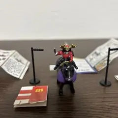 戦国武将 騎馬武者ゼンマイ可動フィギュア 3体セット
