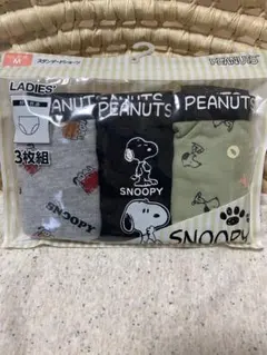 PEANUTS スヌーピー柄ショーツ 3枚組 Mサイズ