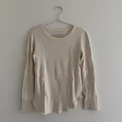 アダムエロペ 長袖リブニット