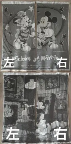 Disney ディズニー カーテン レース ２枚セット
