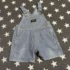 OshKosh B'gosh ストライプオーバーオール
