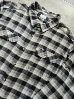コロンビア 長袖チェックネルシャツ XL