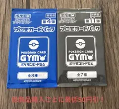 ポケモンカード 未開封 プロモカードパック 2種2パックセット ①
