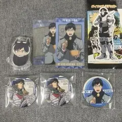 ヒロアカ　飯田天哉　缶バッジ　JF2025 十傑　カード　ステッカー　セット