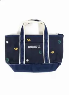 BEAMS GOLF 刺繍 総柄 カートバッグ