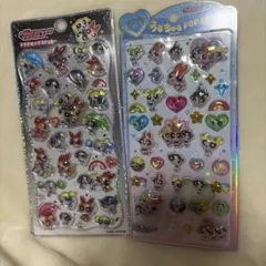 ラ*イ様 パワーパフガールズ プチドロップステッカー　うるちゅるPOPSEAL