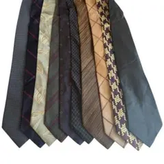 ネクタイまとめ売り 多色デザイン ドット柄　ストライプ柄　総柄　柄物青　赤紺13