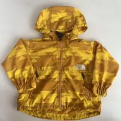 THE NORTH FACE キッズ アウター イエロー 幾何学模様
