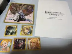 FGO 最終再臨展 グッズ付き特典+来場者特典 ステッカー5枚　エドモンダンテス