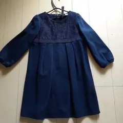 クリーニング済　えり着脱可　グリーンレーベル　ワンピース　115㎝　卒園　入学