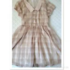 ギンガムチェックワンピ