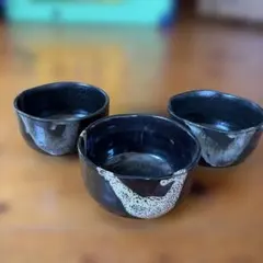 翔芳窯 そば茶碗 3客セット 刷毛目 抹茶碗 茶道具 - メルカリ