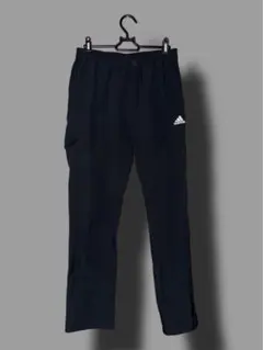 adidas トレーニングパンツ 黒　カーゴパンツ　イージーパンツ