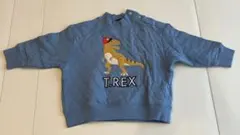 KladSkap クレードスコープ　恐竜　トップス　長袖　ブルー　80cm