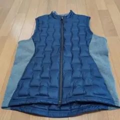 adidas ネイビー ダウンベストM
