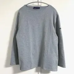 ［SAINT JAMES］セントジェームス ウェッソン ソリッド 無地 杢グレー