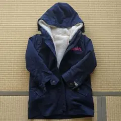 X-Girlキッズ120 トレンチコート内側ボア