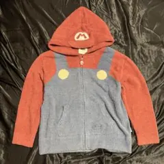 ジェラートピケ ジップパーカー スーパーマリオ レッド
