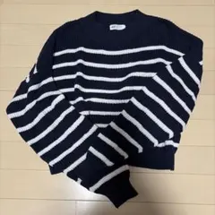H&M ボーダーニットセーター 170cm