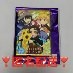 希少‼️鬼滅の刃　ニジゲンノモリ　長方形ネオン缶バッジ　炭治郎　　　　伊之助　善逸