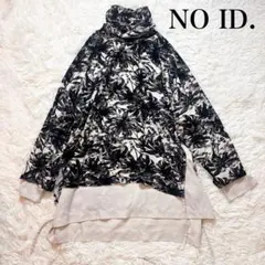 希少・美品】NO ID. モノトーンタイダイフード付きロングジレ - メルカリ