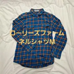 レディース　ローリーズファーム　ネルシャツ　シャツ　厚手　チェック柄　Mサイズのサムネイル