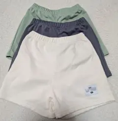 キッズ 半ズボン 3色セット 10Y