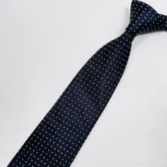 【JS homme】ネクタイ ネイビー 小紋柄 JUNKO SHIMADAのサムネイル