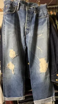 a*c様 Levi's デニム 縦落ち ビッグE 赤耳 501 復刻 W34 3