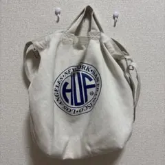 HUF トートバッグ アイボリー ロゴ入りのサムネイル