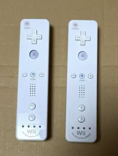 Wiiリモコンプラス モーションプラス内蔵 シロ 中古2本セット