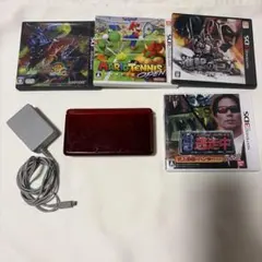 Nintendo 3DS 本体 レッド ソフト5本セット - メルカリ
