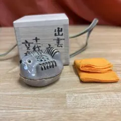 色釉 福ふくろう 香爐 木箱入り 色釉 福ふくろう 香爐 木箱入り - メルカリ