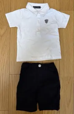 BeBe ポロシャツとbranshes ショートパンツセット 80～90cm