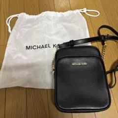 MICHAEL KORS ブラックショルダーバッグ