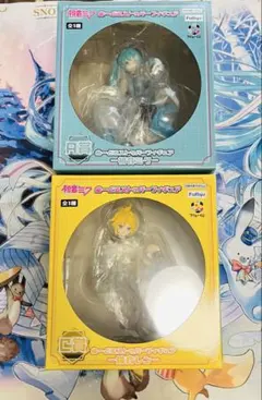 フリュー　くじ　ぬーどるストッパーフィギュア　鏡音レン　初音ミク