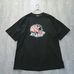 XLARGE 半袖 Tシャツ XL キャラクター ロゴ Y2K ストリート 黒