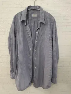 DEUXIEME CLASSE ストライプ シャツ ワイヤーシャツ 青白 フリー 