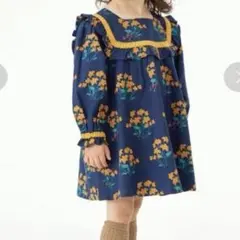 タッチフラワーワンピース
