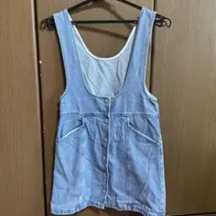 GU デニムジャンバースカート 140cm