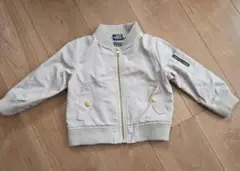 ベージュ ジップアップジャケット 95cm