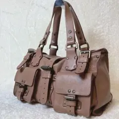 MULBERRY ロクサンヌ レザー ハンドバッグ ミニボストン y2kのサムネイル