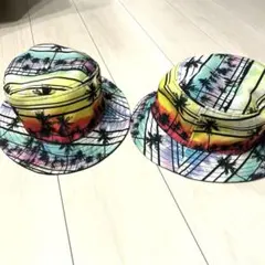 キッズ　バケットハット2つセット　57センチ